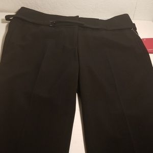 Black Dress Cropped Pants Focus 2000 Size 8